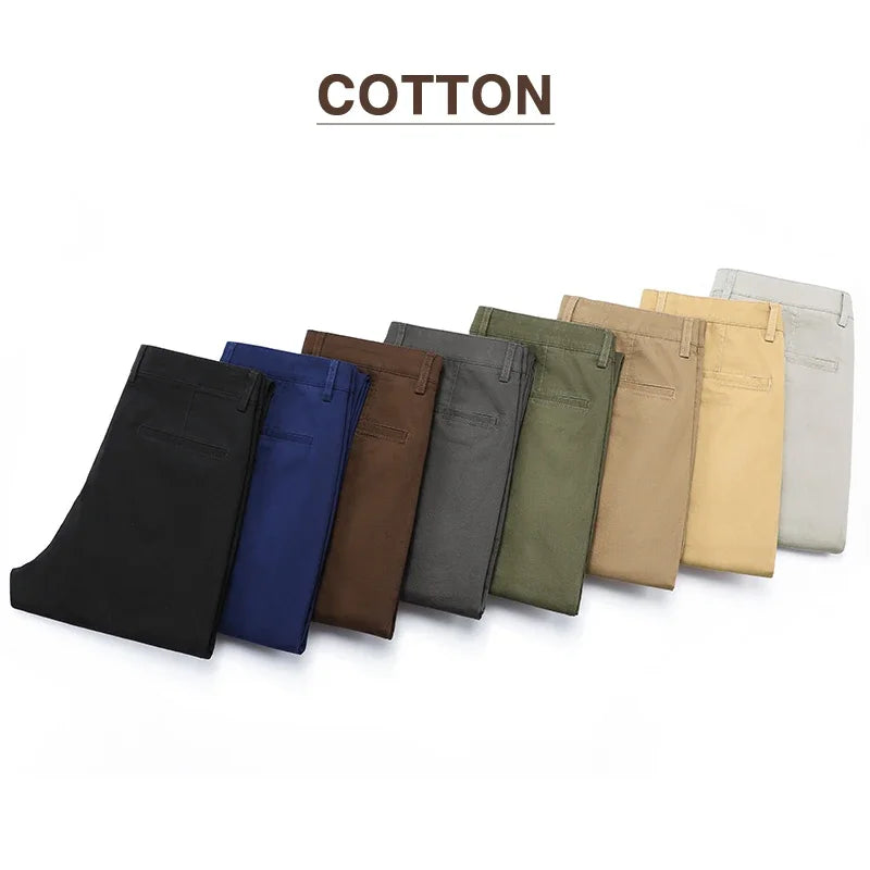 Men's Casual Pants Autumn Fashion Comfortable Business Trousers