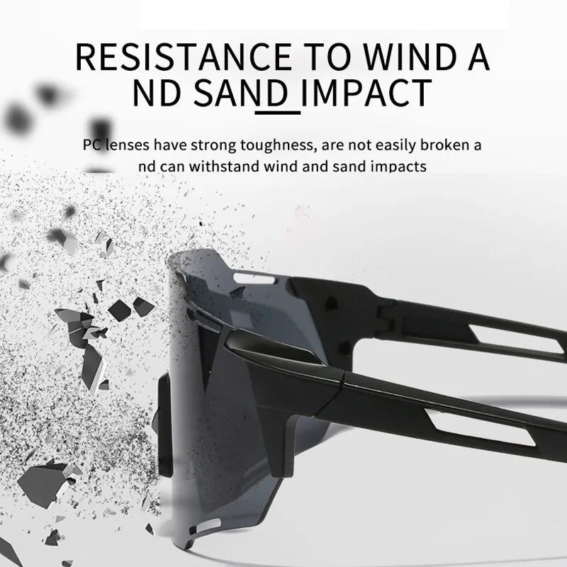 Cycling Sunglasses Unisex UV400 Cycling Shades fit for Running Hiking Windproof eyeswear Outdoor glasses