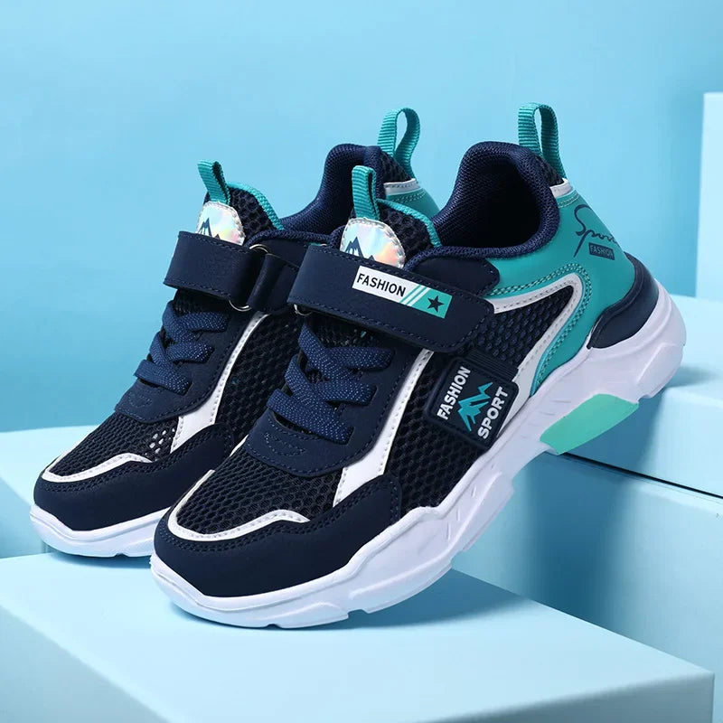 Summer Single Net Breathable Boys Sport Shoes Children Sneakers Rubber Leisure Trainers Casual Kids Sneakers