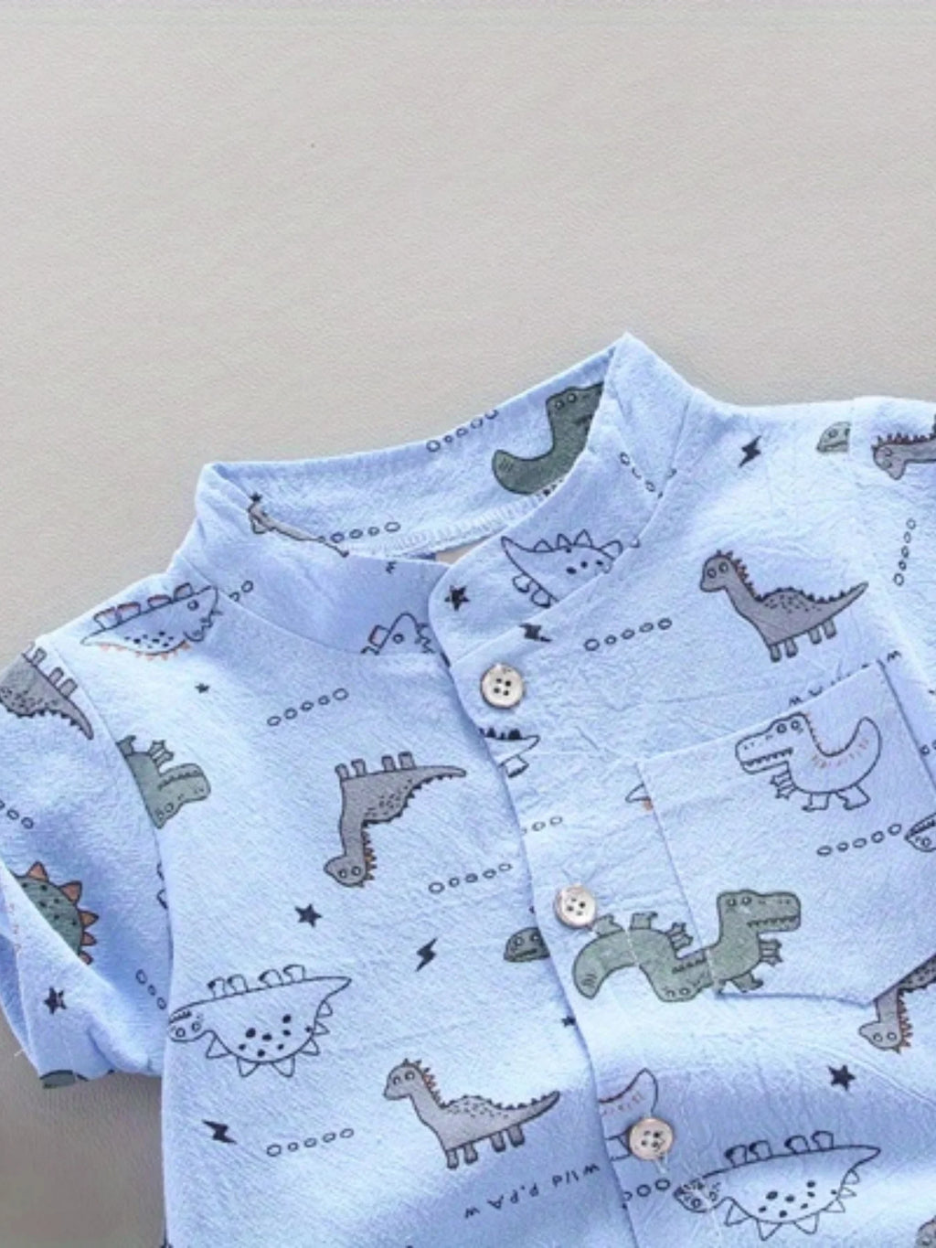 Infant and toddler short sleeved shorts