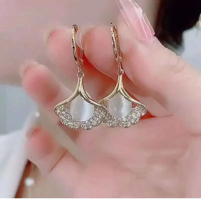 Luxury Zircon Water Drop Earrings for Women