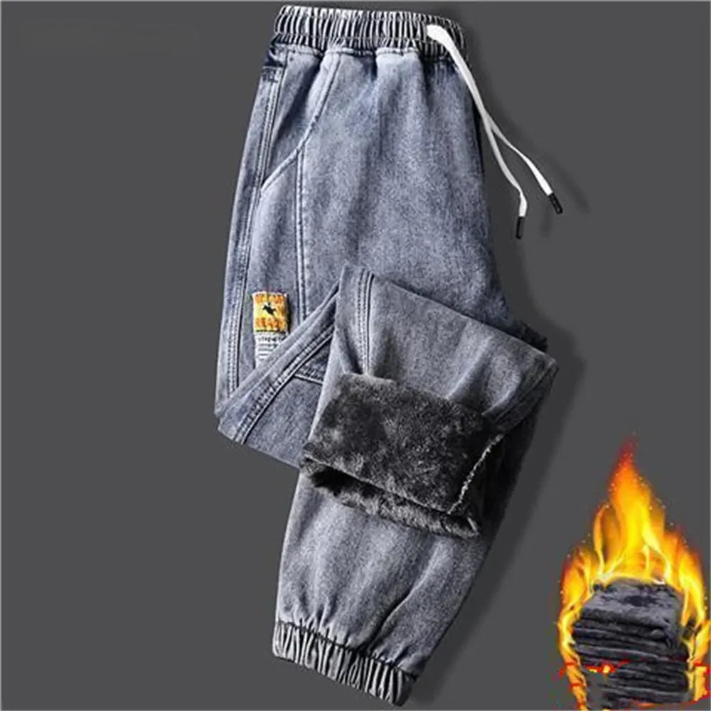 Men's jeans Fleece Jeans