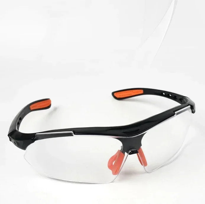 1/6 Paires Lunettes de Protection pour Cyclisme Travail Femme Homme Verres Transparents Anti-Sable Anti-Éclaboussures Anti-Vent Anti-Poussière