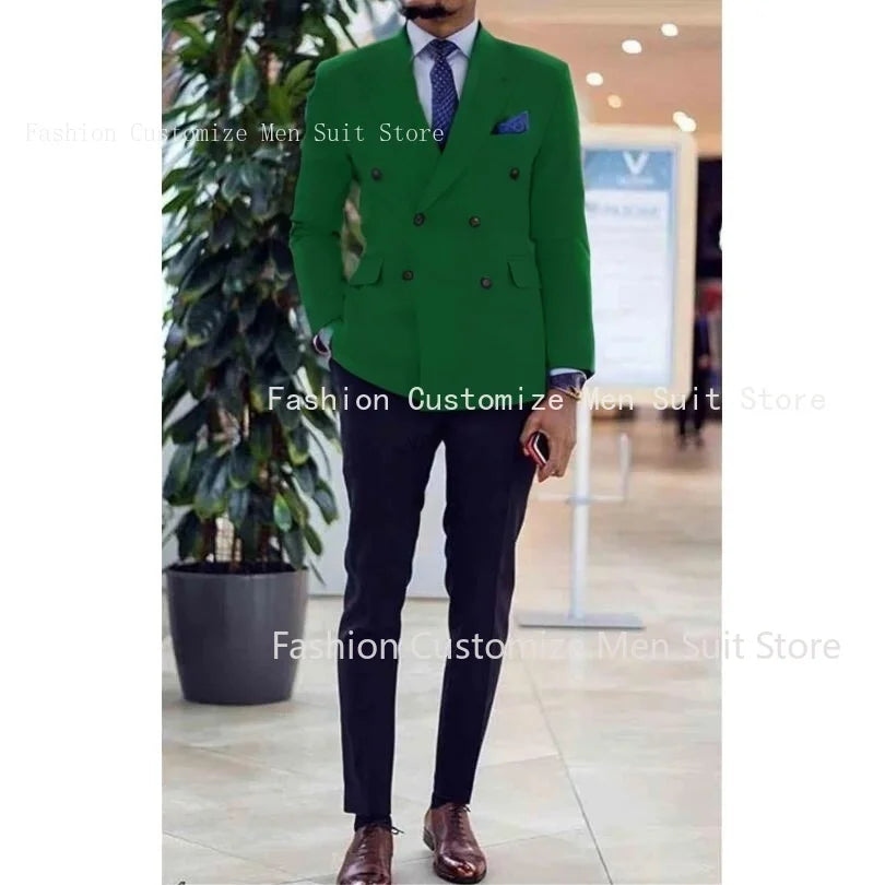 Double Breasted Prom Suits For Men