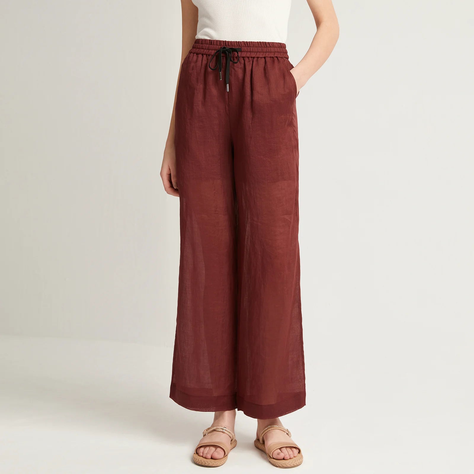 Womens High quality Linen pants
