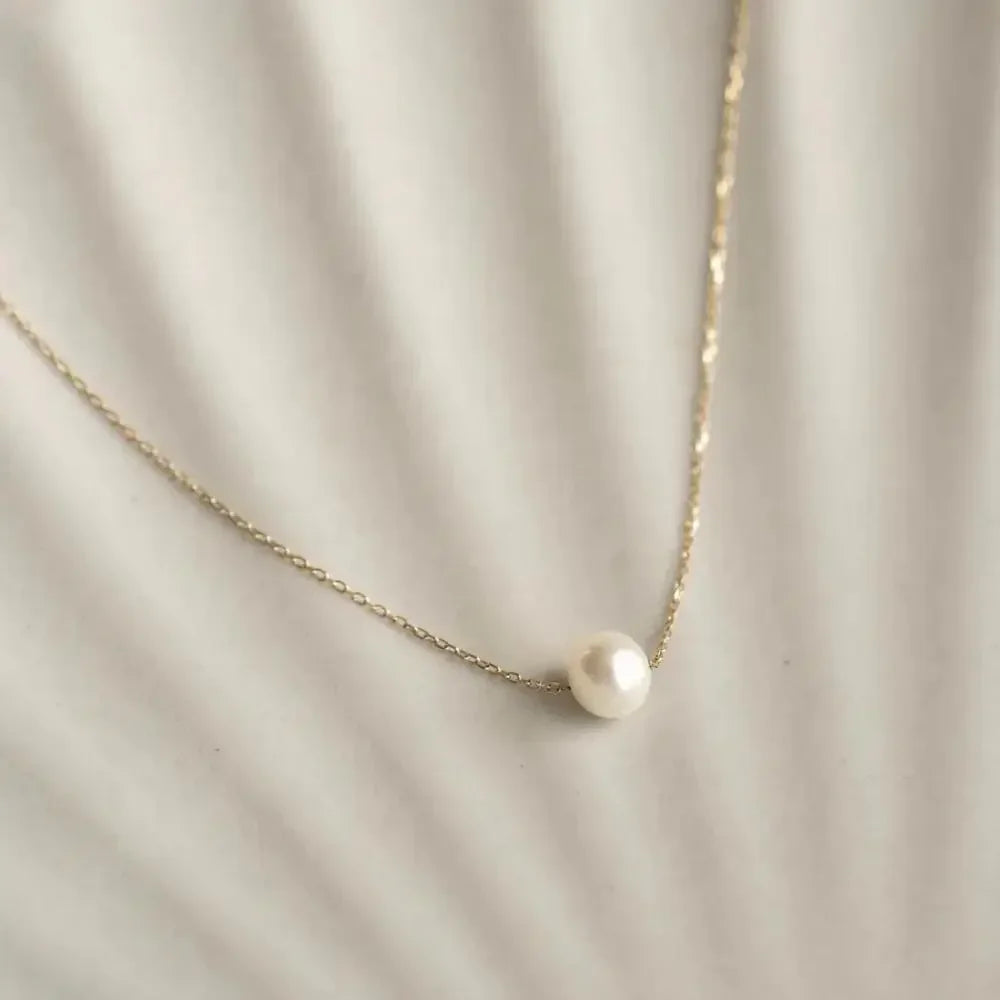 Mariasz Minimalist Gold Color Stainless Steel Heart Chain Necklace for Women