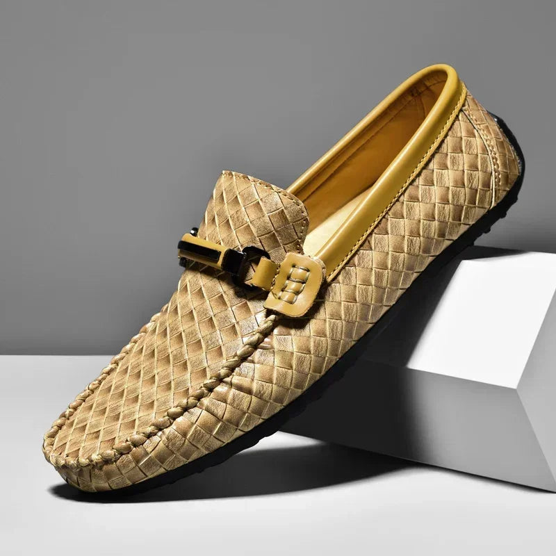 Leather Men Shoes Slip on Breathable Men Casual Shoes Luxury Brand mens Loafers Lightweight Men Driving Shoes Zapatos Hombre