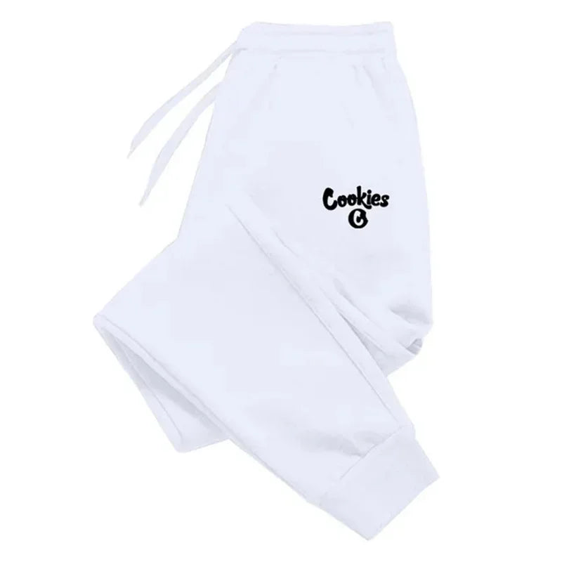 Casual Printed Sports Running Trousers Men Women Drawstring