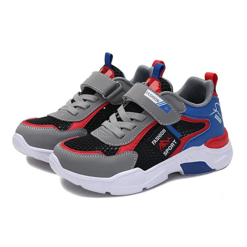 Single Net Children's Shoes Boys Sneakers Summer Breathable Non-slip Surface Girls Casual Tennis Sports Running Outdoor Shoes