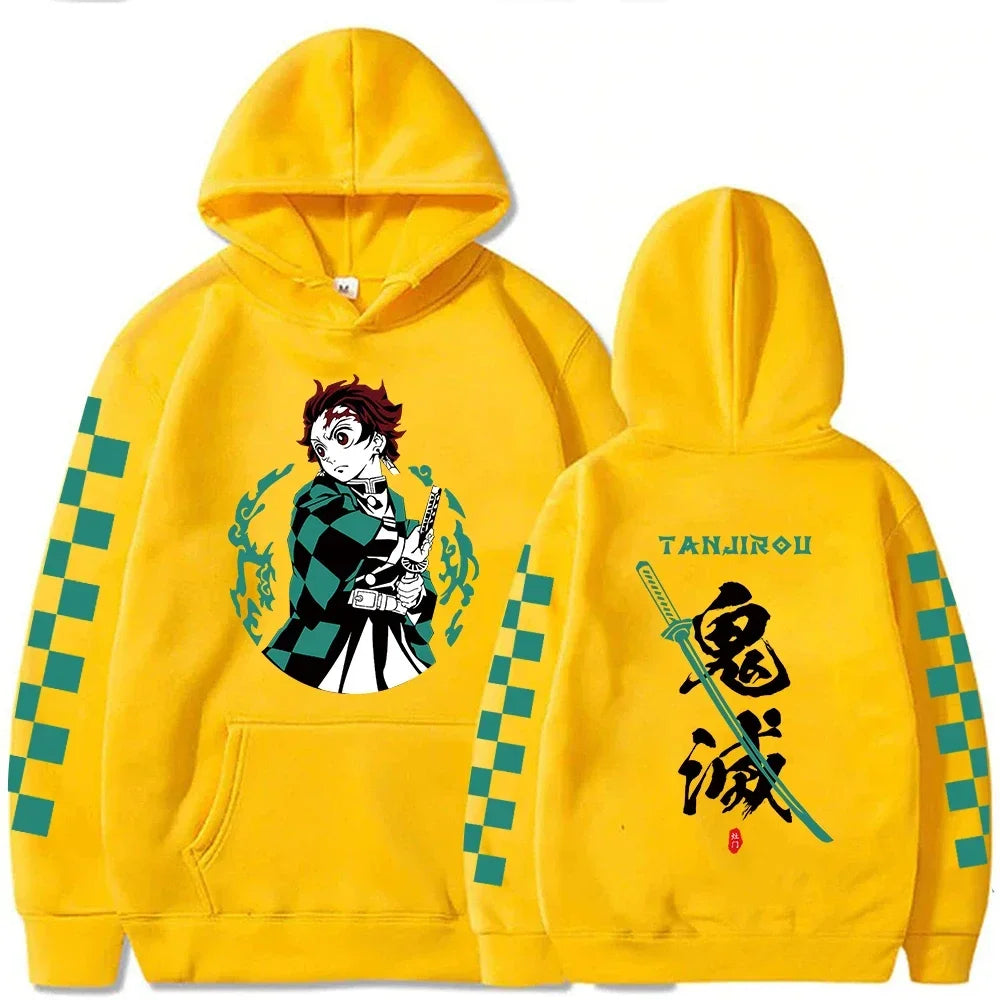 Demon Slayer Japan Anime Plus Size Hoodie Tanjiro Kamado