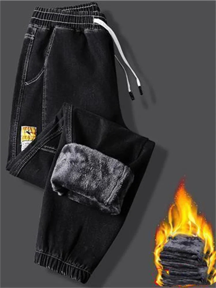 Men's jeans Fleece Jeans