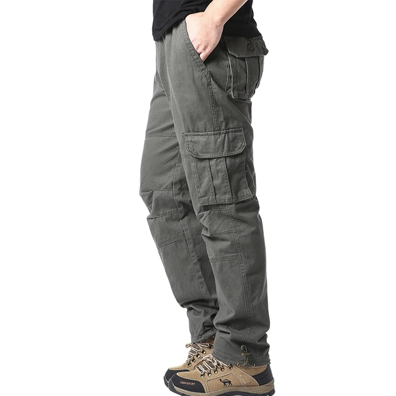 Large Pocket Loose Overalls Men's Pants