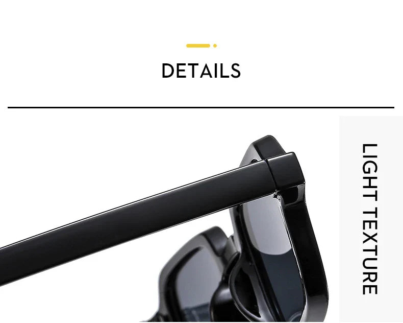 Fashion Luxurious Rectangle Sunglasses Women Oval Vintage Brand Designer Square Sun Glasses Men Shades Female Eyewear Anti-glare