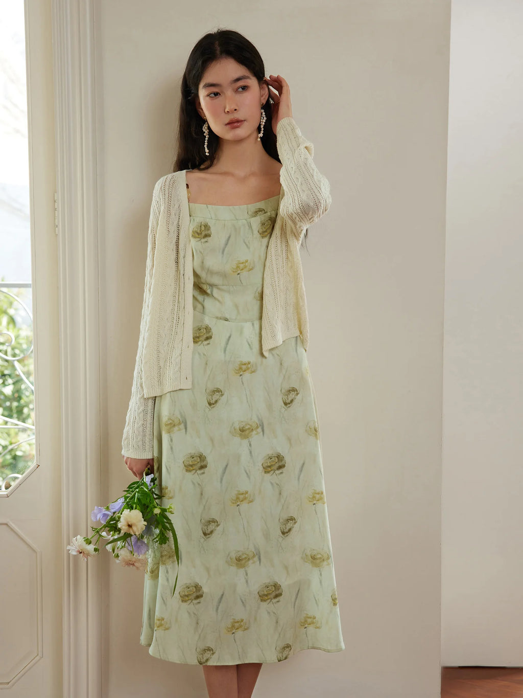 DUSHU Summer Strapy Dress For Women 2024 New Design Elegant Chic Holiday Style Dress 24DY81287