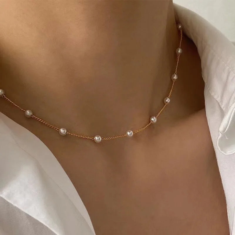 Women's Pearl Necklace For Women