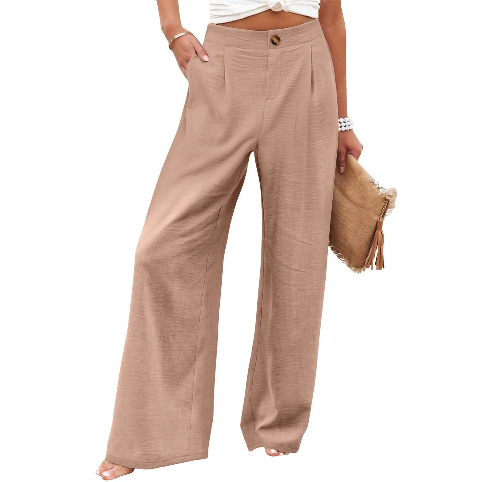 Women Cotton Linen Pants