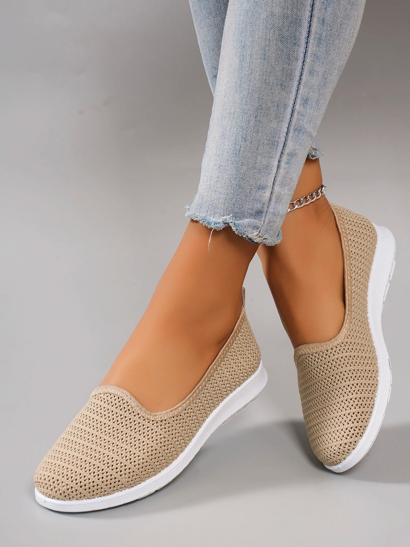 Women's summer breathable mesh flat shoes，women's shoes，casual sneakers shoes, clearance free shipping