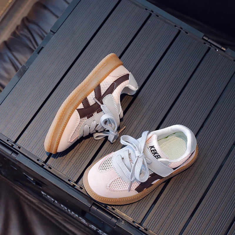 Children's Sneakers Boys Girls Soft Sole Non-slip Casual Student Running Shoes Baby Kids School Sports Shoes Warm Cotton Shoes