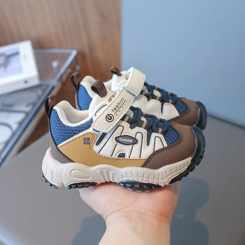 1-6 Years Boys Shoes Spring Autumn Kids Casual Shoes Boys Sneakers Patchwork Color Soft Breathable Sport Hiking Shoes For Boy
