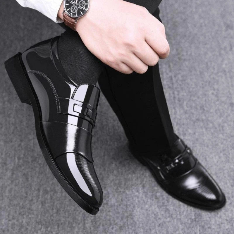Fashion Leather Slip on Formal Men Shoes