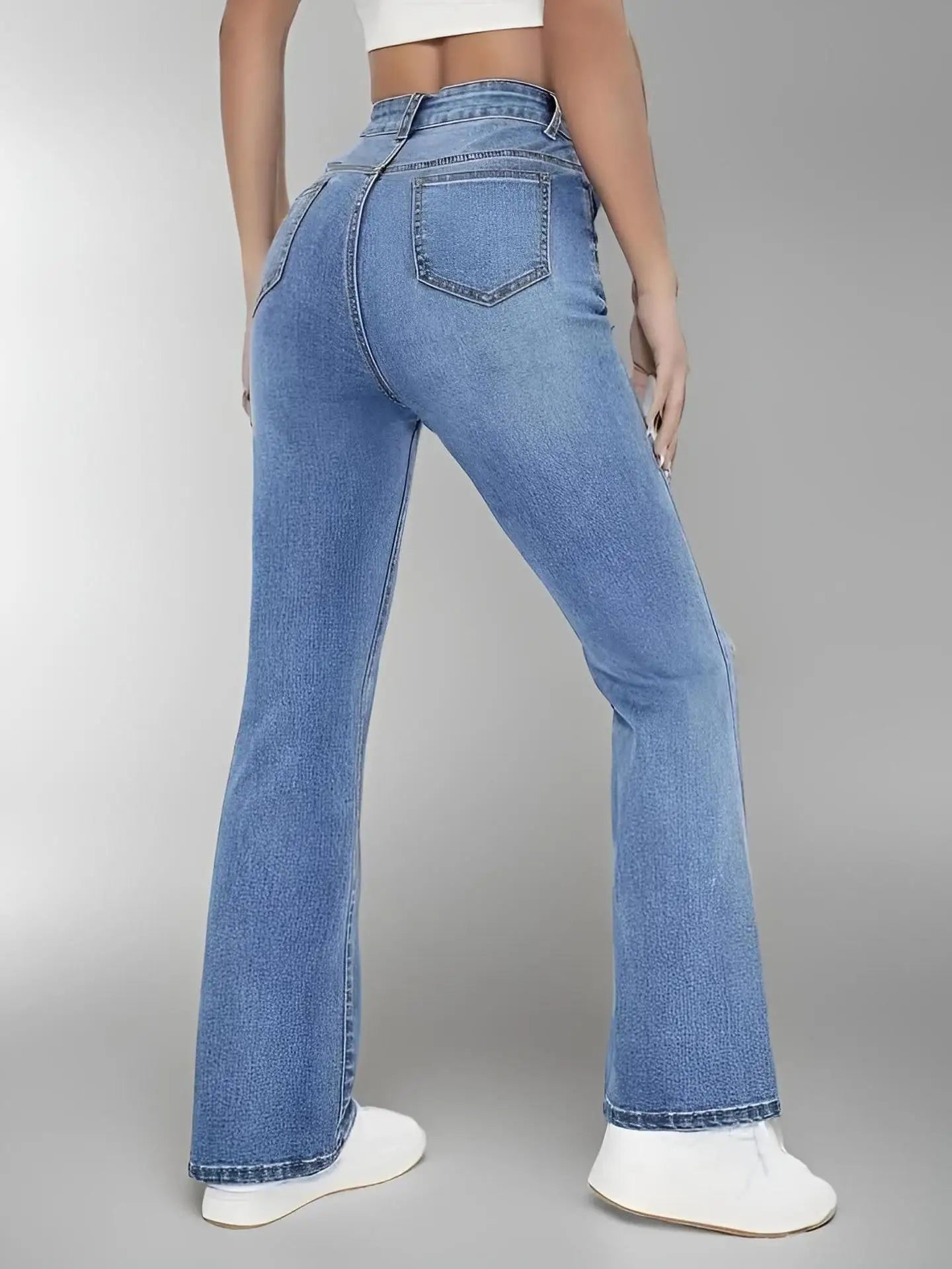 Women's hot jeans slimming trousers