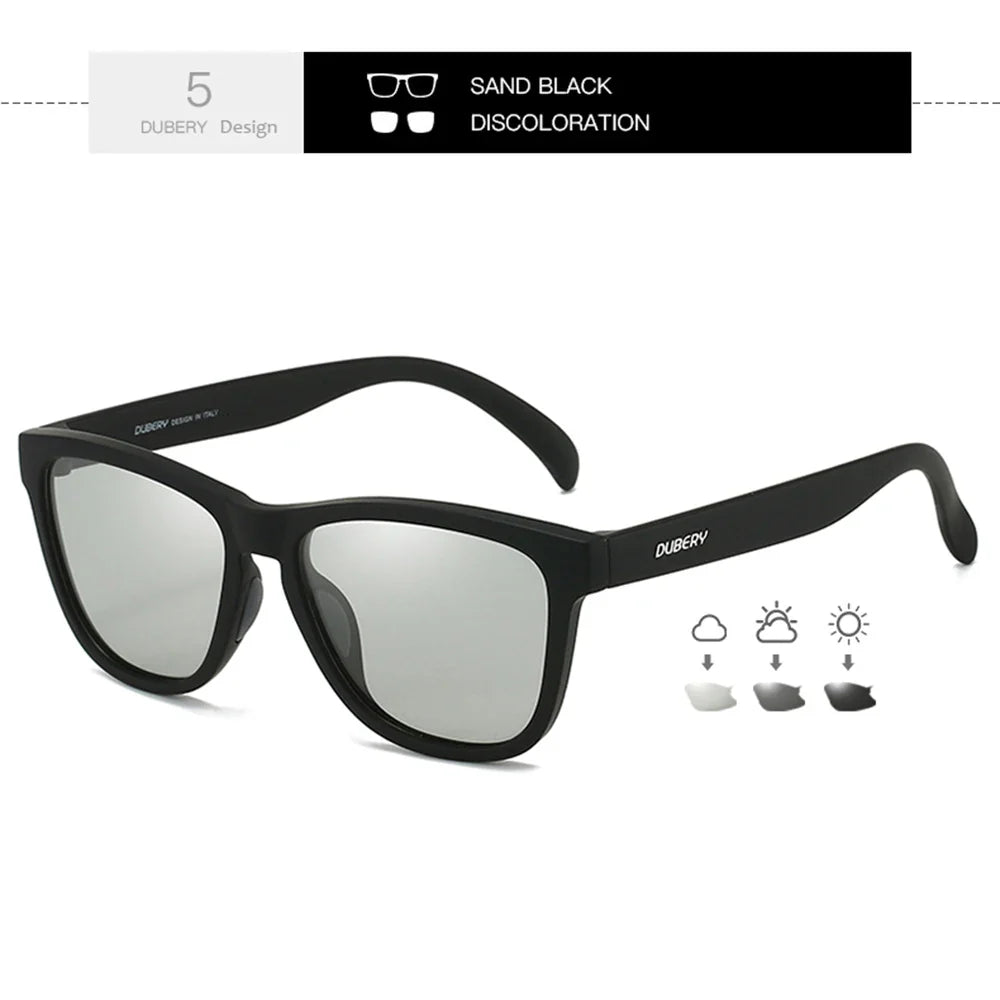 DUBERY Full Rim Polarized Sunglasses For Men And Women 28 Colors Model 550