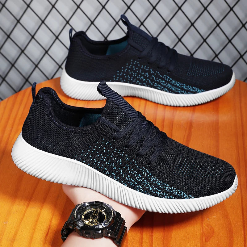 Men’s breathable casual sneakers lightweight sports walking running shoes