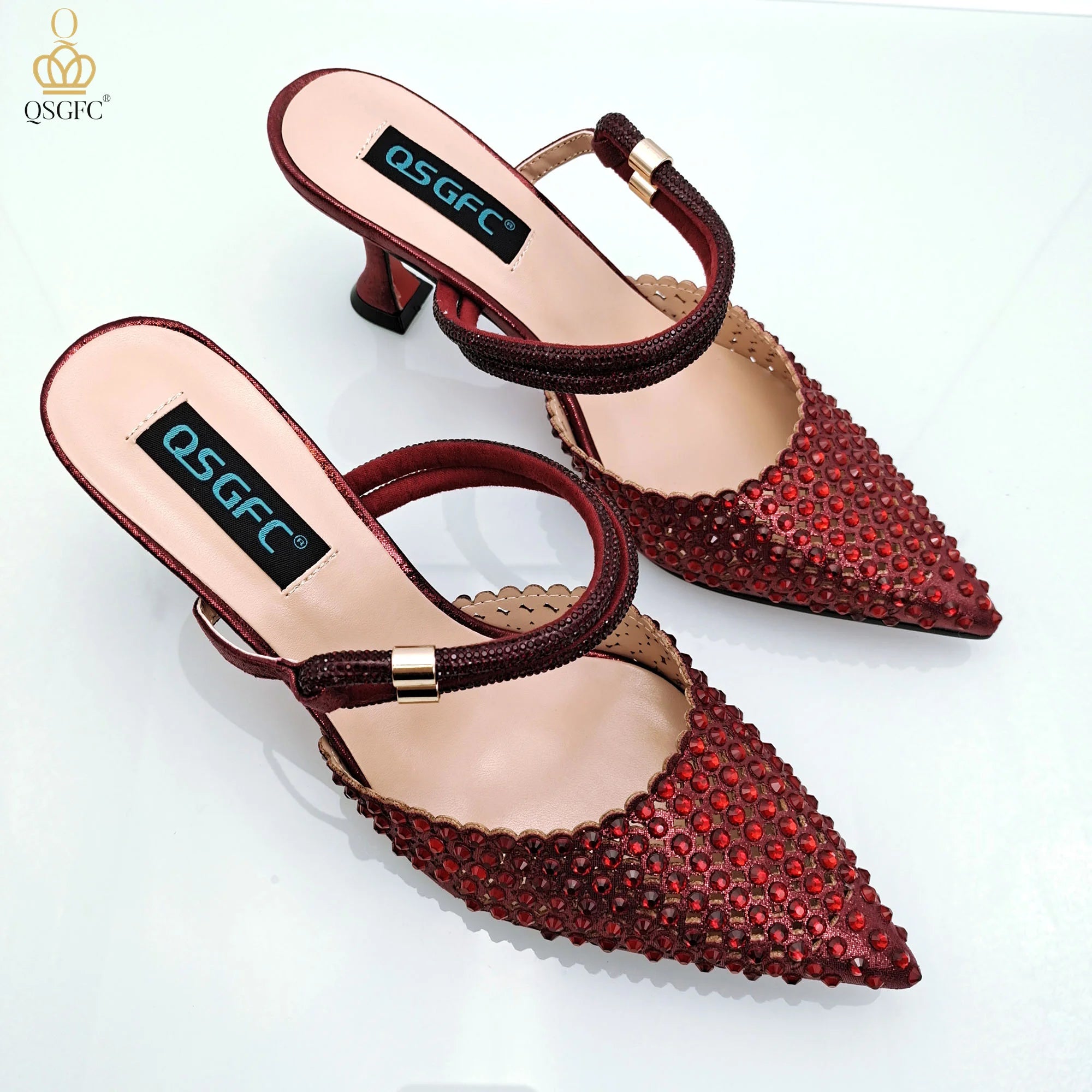 Shoes And Shoulder Bags High-Heeled Shoes And matching Envelope Bag