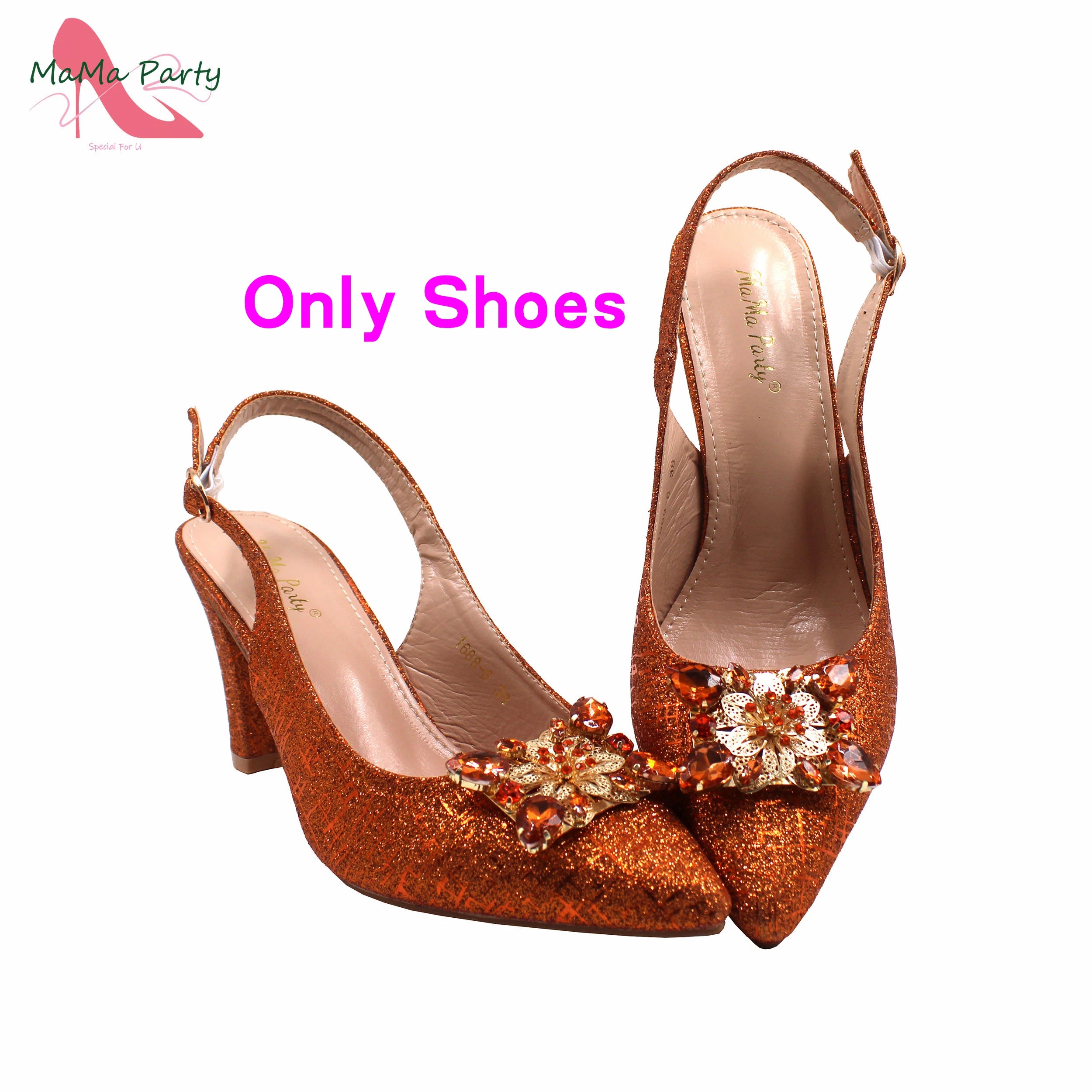 Fuchsia Color Italian Classics Design African Women Shoes