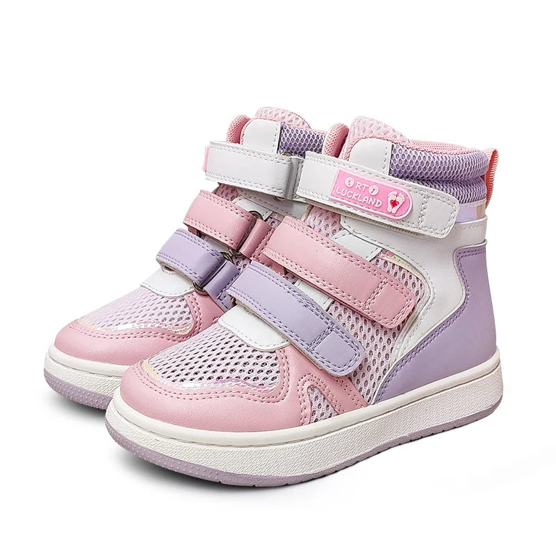 Ortoluckland Kids Sneakers Boys Children Casual Shoes Girls Sporty School Tennis Winter Spring Boots Toddler Orthopedic Footwear