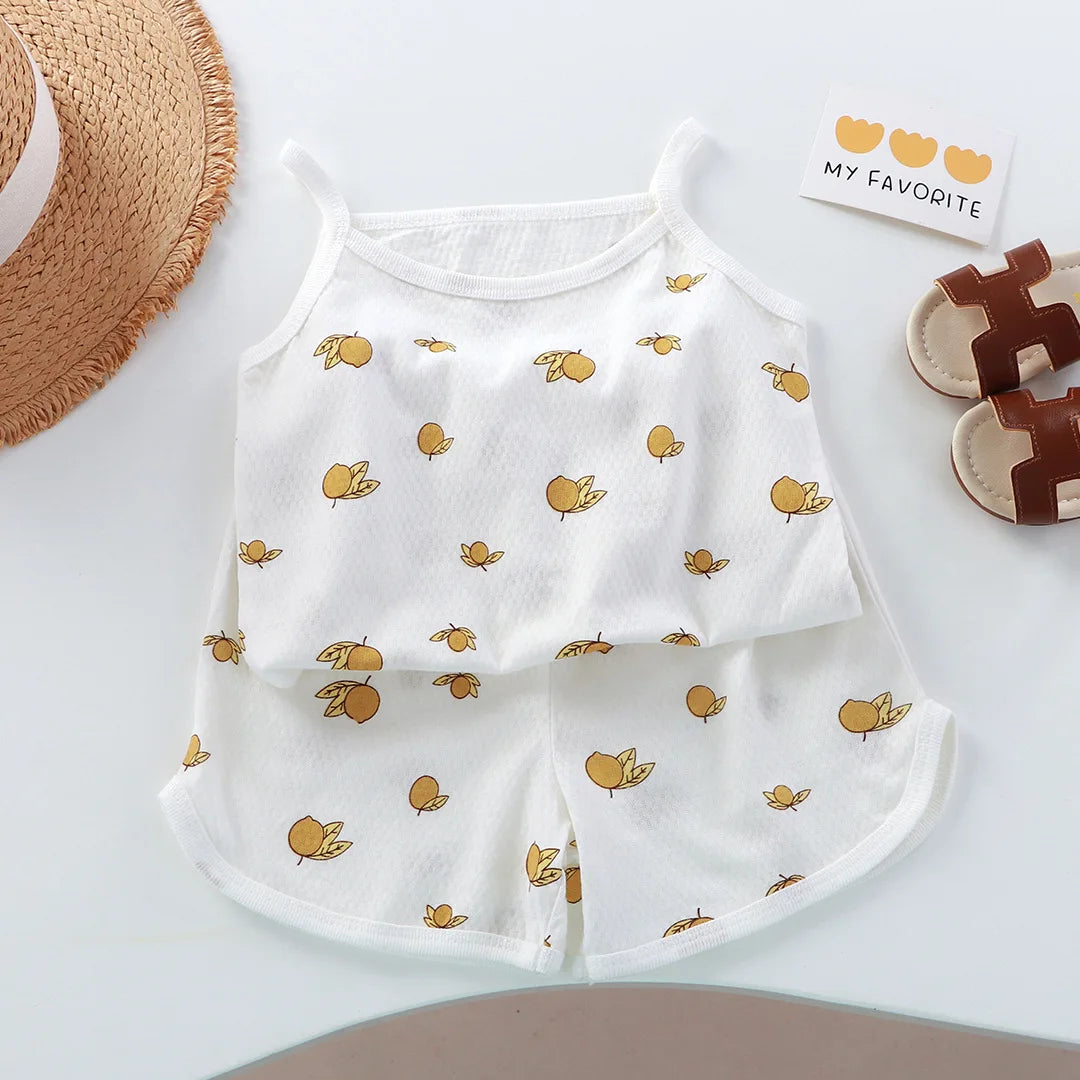 Baby Sleeveless Tops Shorts