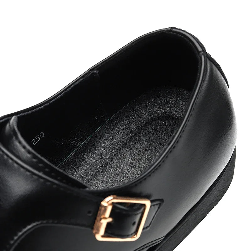 Luxury Brand Brogue Shoes Vintage Handmade Mens Carved Oxfords Retro Round Toe Male Casual Formal Footwear