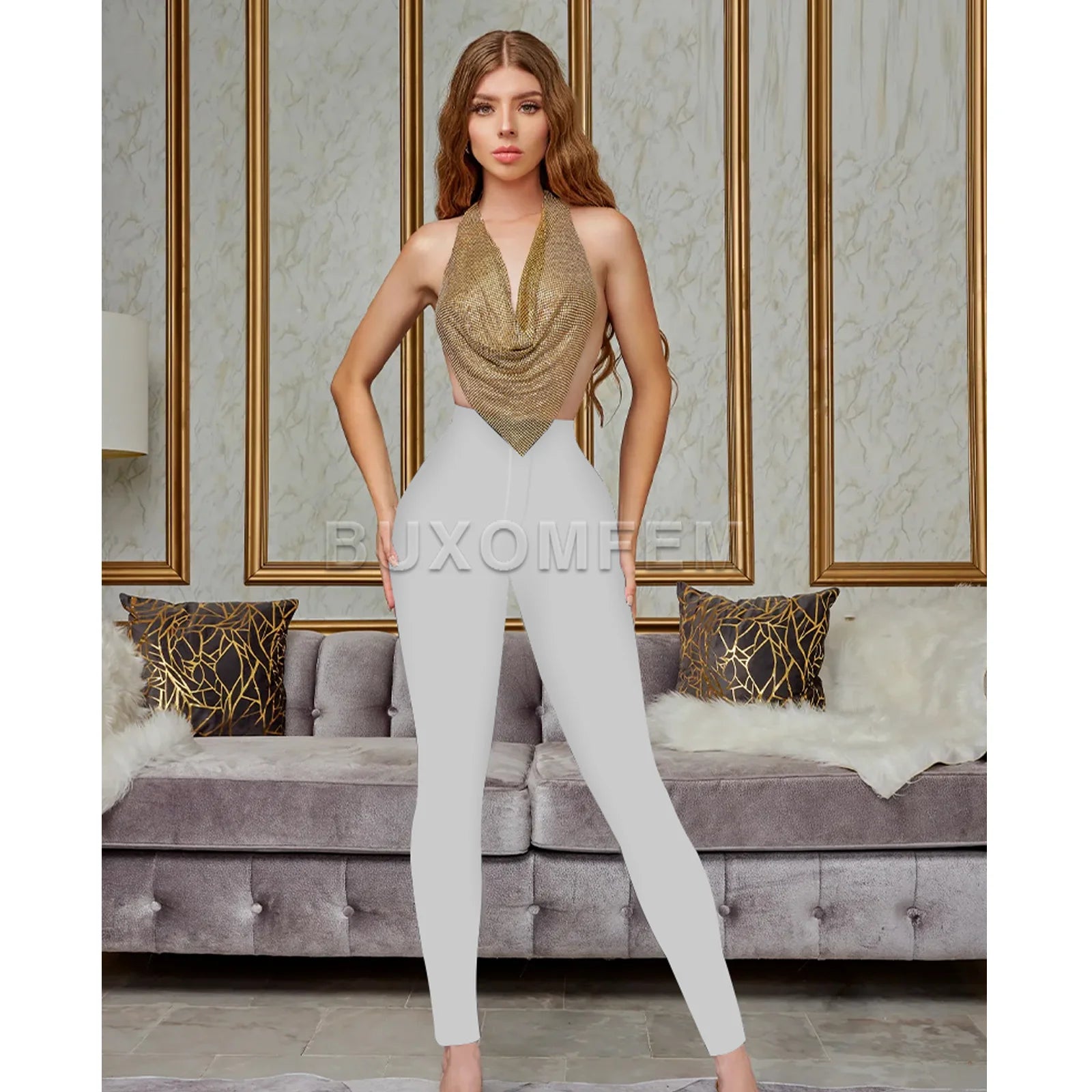 2024 New Summer Elegant & Stylish Flared Trousers Breathable High Quality Comfortable High Waist Pants Women Unique Daily Pants