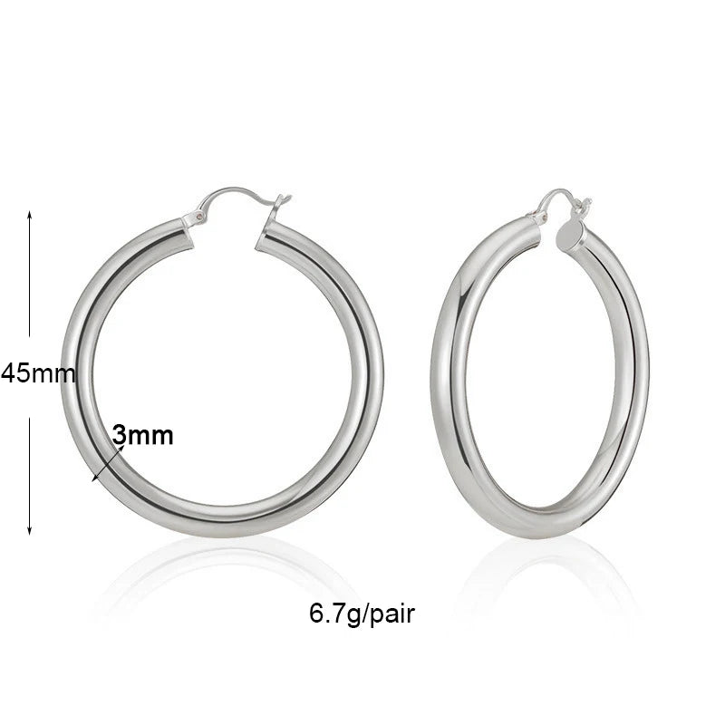 Gold Color Long Chain Dangle Earrings For Women