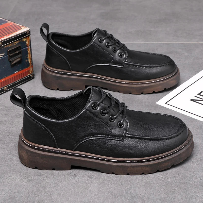 2024 New High Quality Men Casual Shoe Loafers Luxury Men's Leather Shoes Italy Oxford Shoes for Men Classic Business Dress Shoes