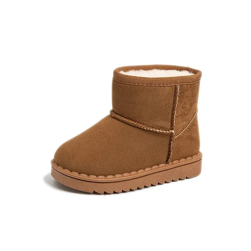 2-10Y Children's Snow Boots for Winter 2024 New Cotton Shoe for Boys and Girls Thickened and Warm Children's Plush Snow Shoes