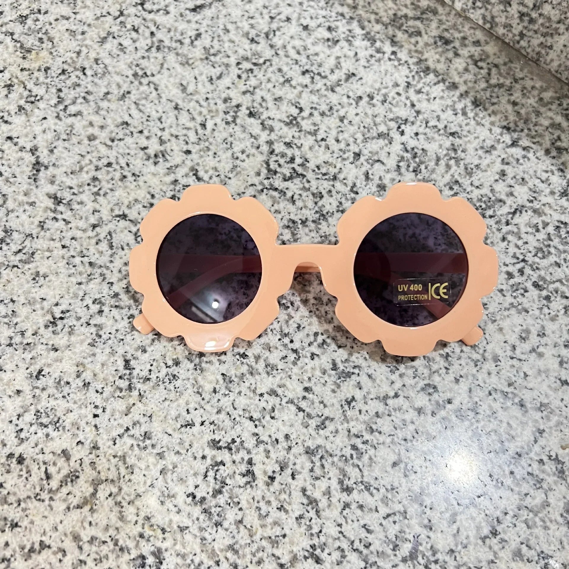 2023 new cute children's frosted glasses  color series baby sunglasses