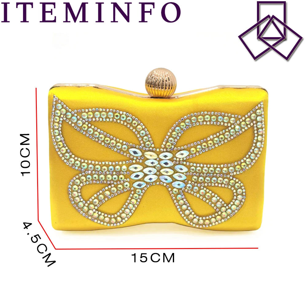 Bowknot Pointed Toe Women's Shoes Shallow Mouth Shoes Bag Set