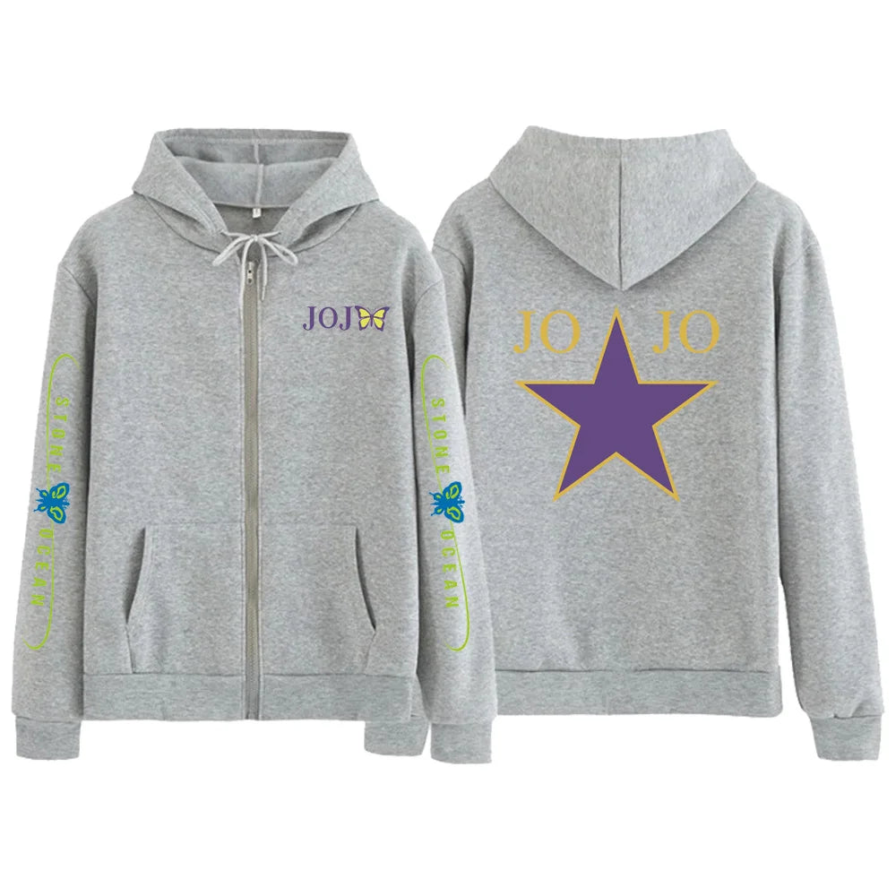 Anime Jojo's Bizarre Adventure Stone Ocean butterfly Hoodies
