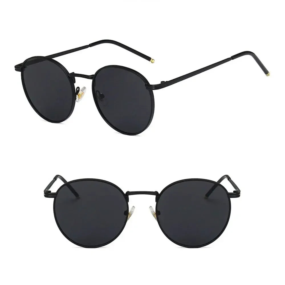 Fashion Glasses Fishing Metal Frame Shades Round Sun Glasses Women's Eyewear Women Men Sunglasses