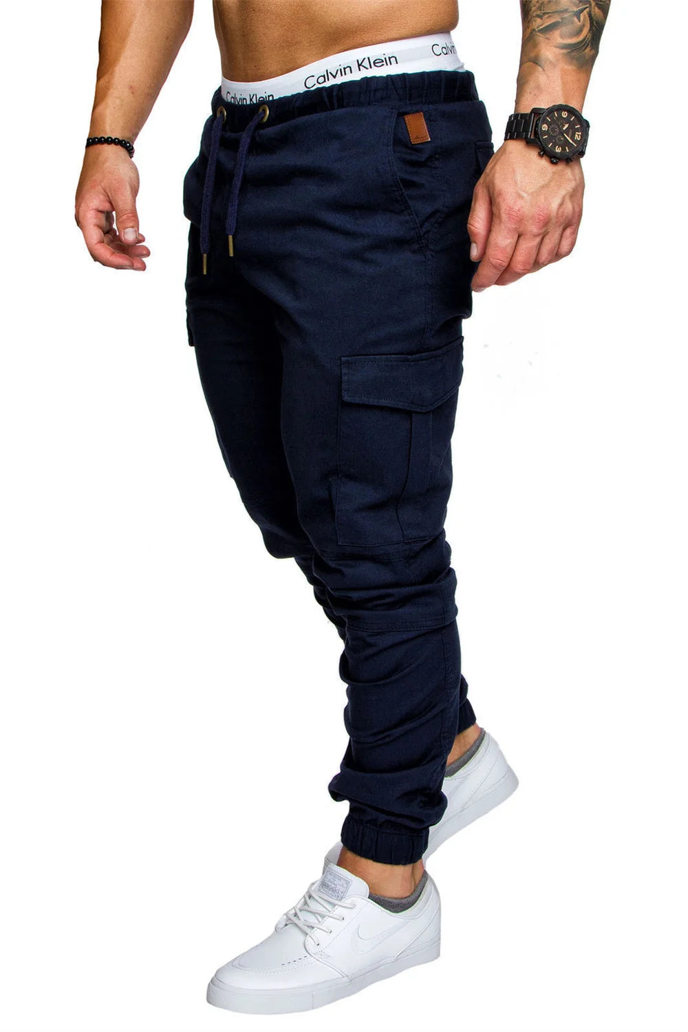 Men's Cargo Pants Woven Fabric Casual Safari Style