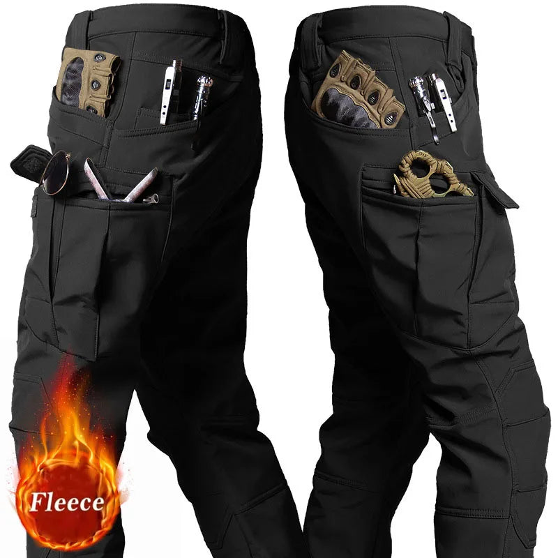 Men Outdoor Sharkskin Trousers Sports Camping Hiking Climbing Fishing