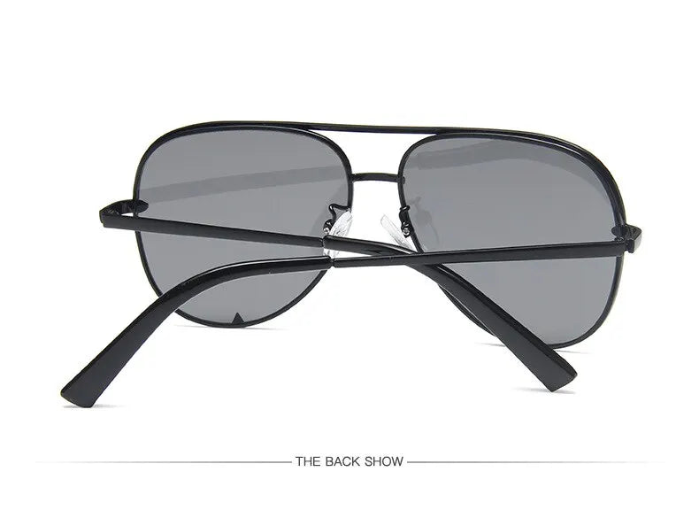 European And American Retro Style Double Beam Toad Mirror Men and Women Metal Sunglasses