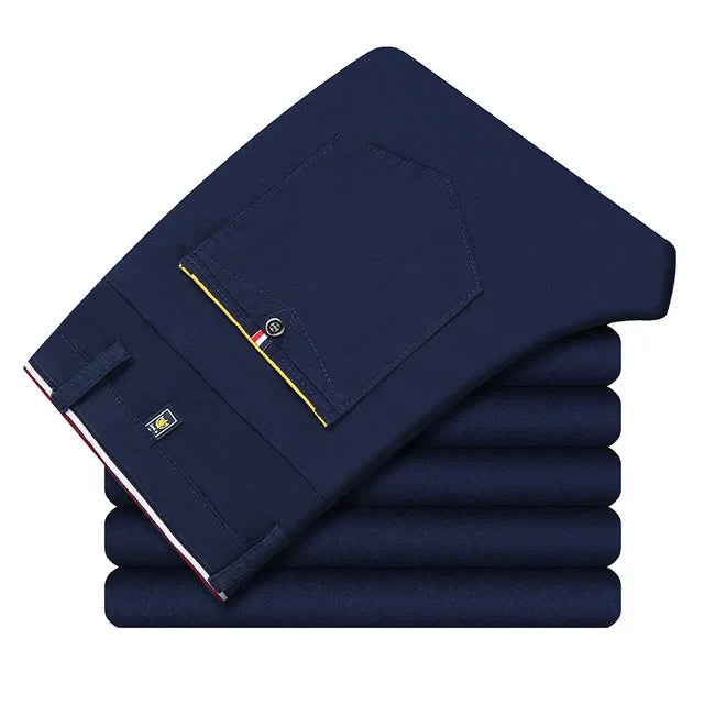Men's Slim Boutique Tight Fitting Casual Trousers