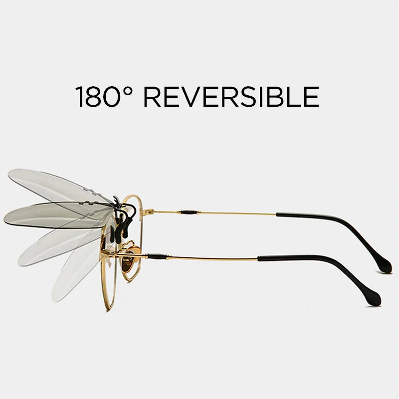 KLASSNUM Clip Polarized Sunglasses Square Men Clip On Glasses Flip-up Frames Sunglasses Covers Blue Night Vision Color Lens 2025