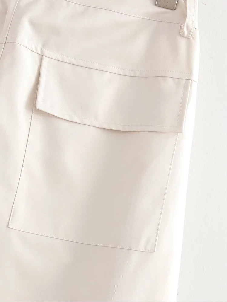 Ladies' fashion trend casual wide-leg trousers