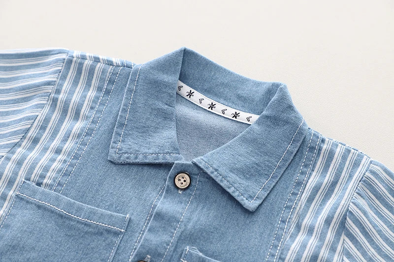 Infant Fashion Boys Denim Clothing Sets