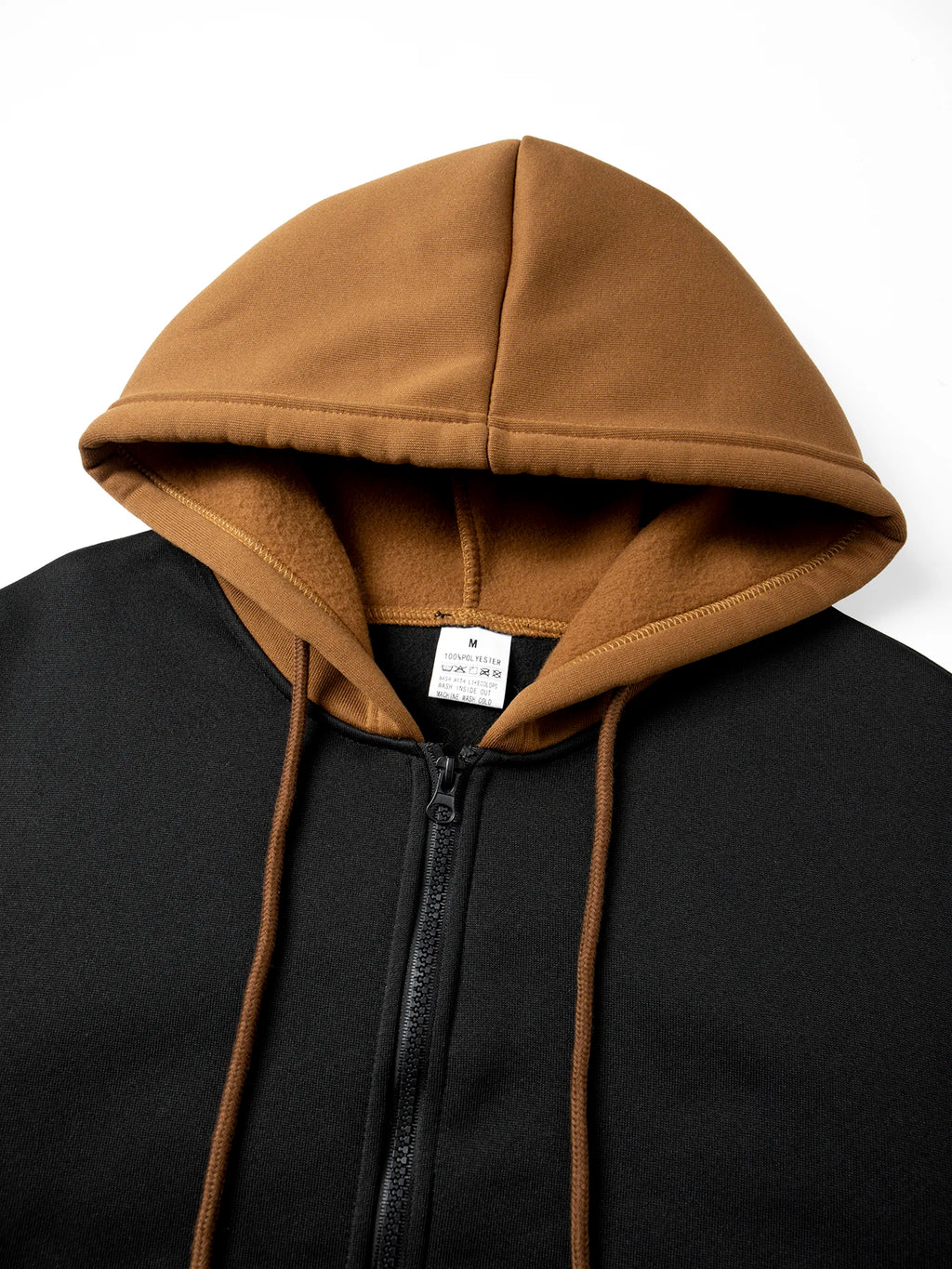 Autumn Zipper Closure Hoodies Long Sleeve Jacket Men's Sports Casual Hooded Sweatshirt Multi Pockets Outdoor Jogging Clothing