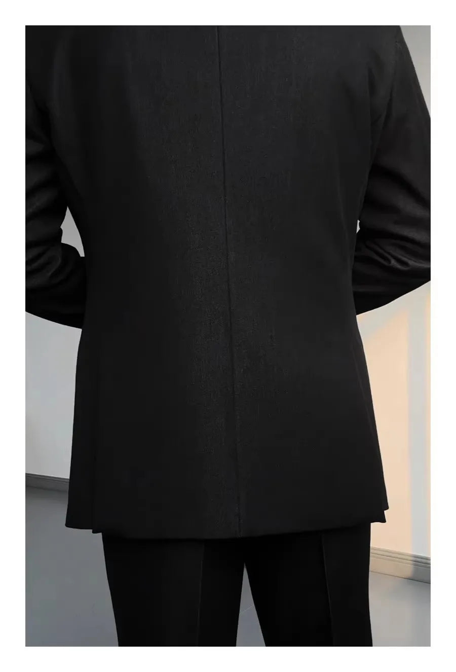 High-end Black Men's 2-piece Suit