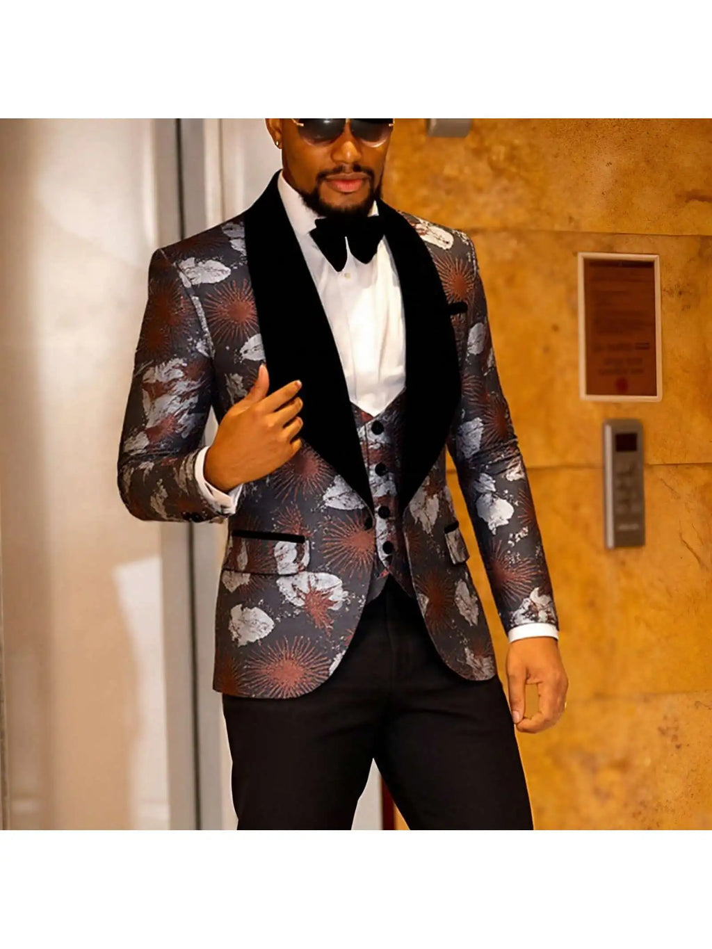 Men’s Slim Fit One Button Tuxedo Suit